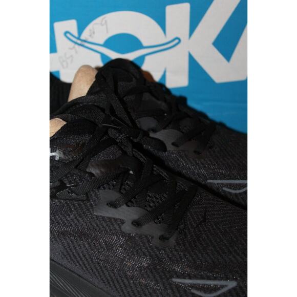 NIB HOKA ONE MEN\'S CLIFTON 9 BLACK BBLC RUNNING ATHLETIC SNEAKERS 8 main image 4